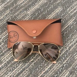 Ray ban aviators (polarized)